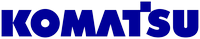Логотип фирмы Komatsu в Шали