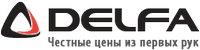 Логотип фирмы Delfa в Шали